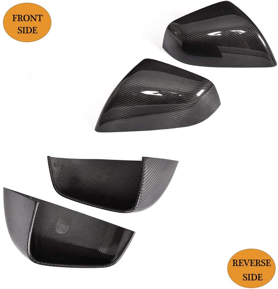 TESEVO Real Carbon Mirror Cover for Model X