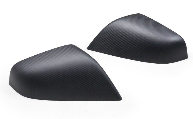 TESEVO Real Carbon Mirror Cover for Model X