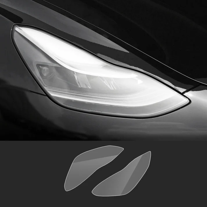 Headlights Film Kits for Tesla Model 3 2017-2023 Model Y 2020-2024