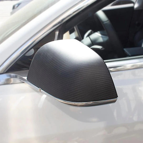 TESEVO Real Carbon Fiber Mirror Cover for Model 3/Y ( OEM Style )-TESEVO