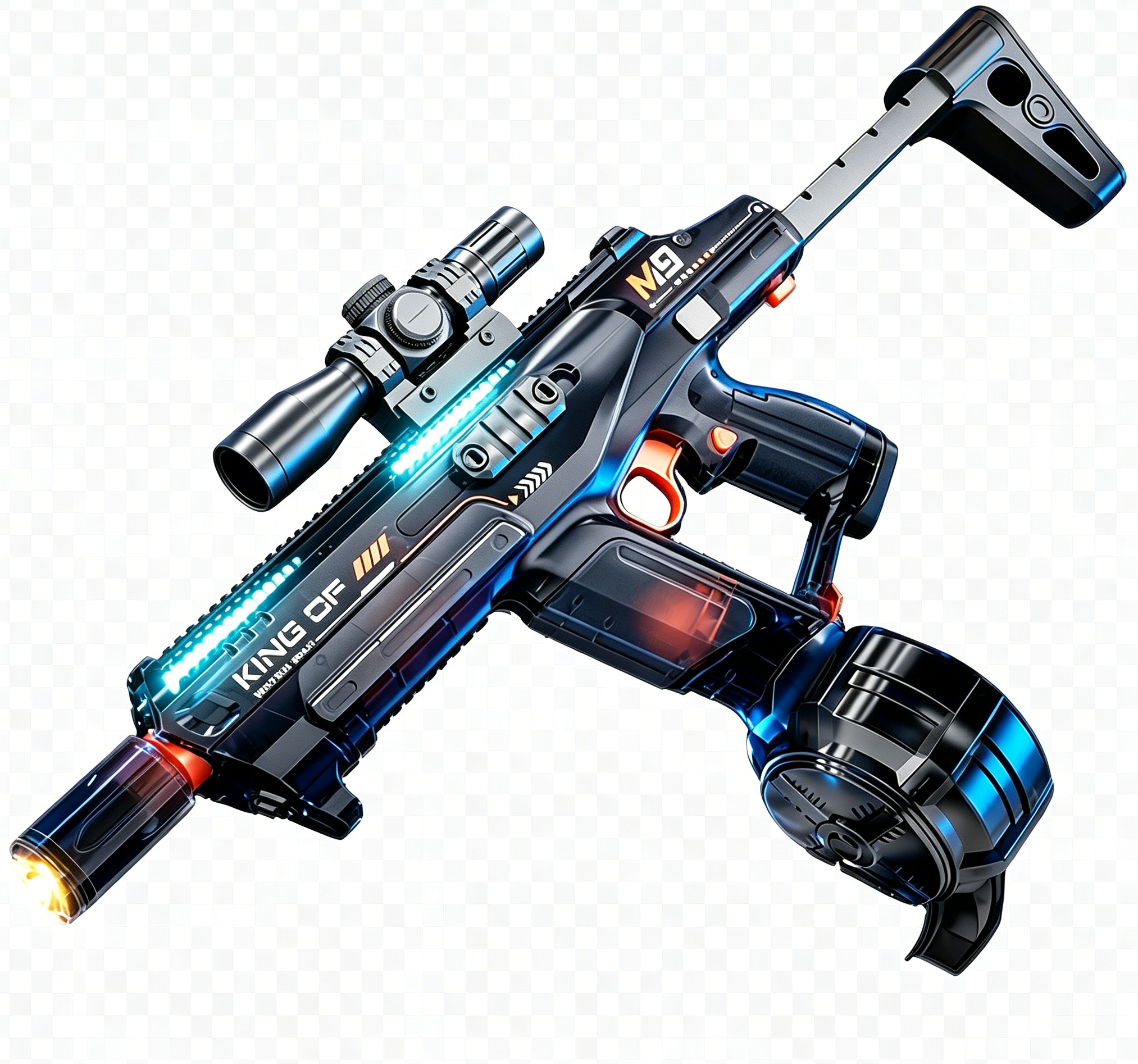 M9 Pulse Light Electric Water Gun