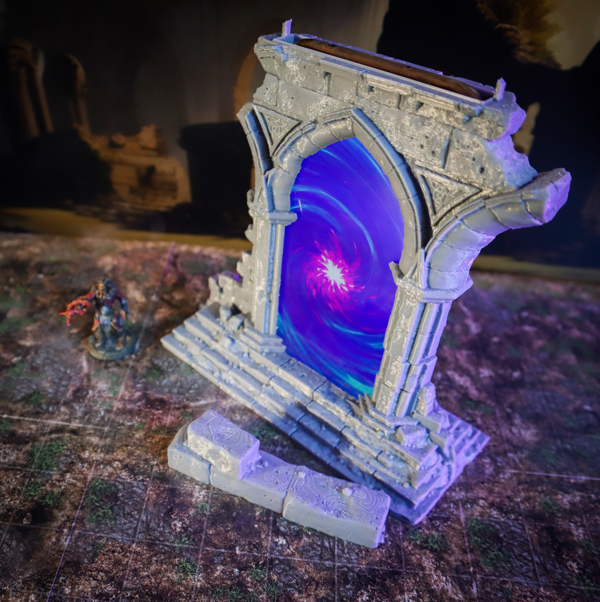 3D summoning gate Resin Ornament Crafts