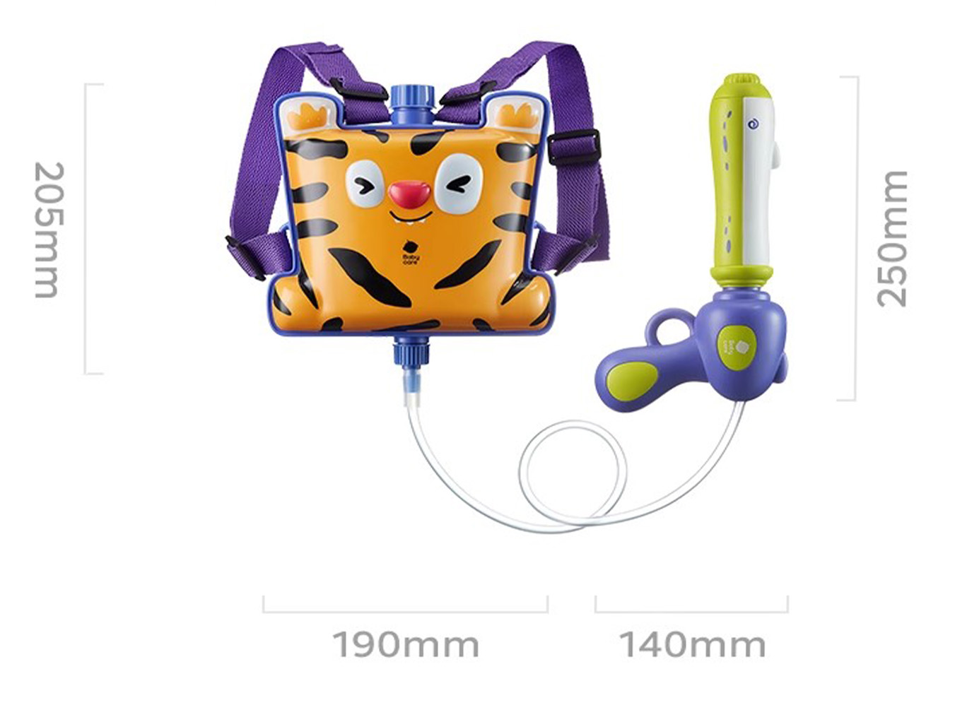 Toy water spray pull-out water gun