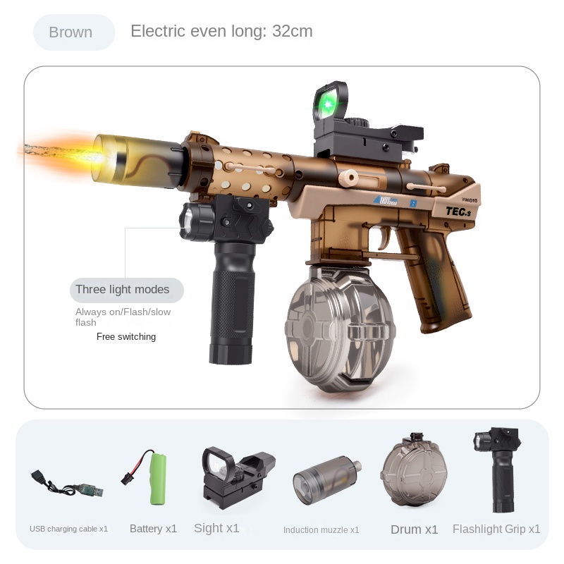 Kiddomind Water Gun Splasher X Electric Water Gun | Automatic Water ...