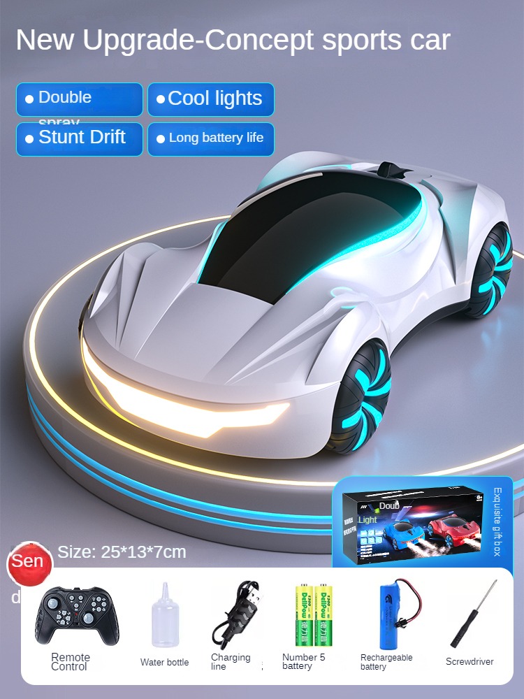 Remote control technology concept spray car