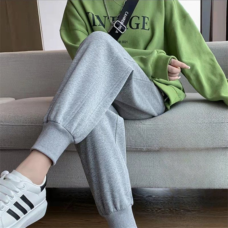 Casual Cuffed Harem Pants