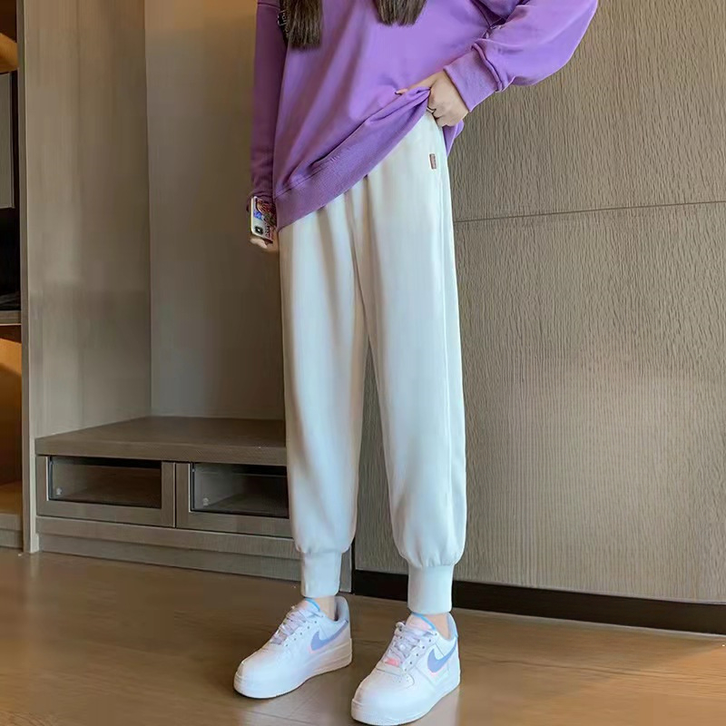 Casual Cuffed Harem Pants