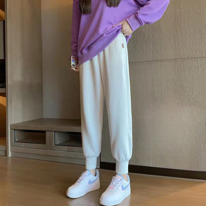 Casual Cuffed Harem Pants