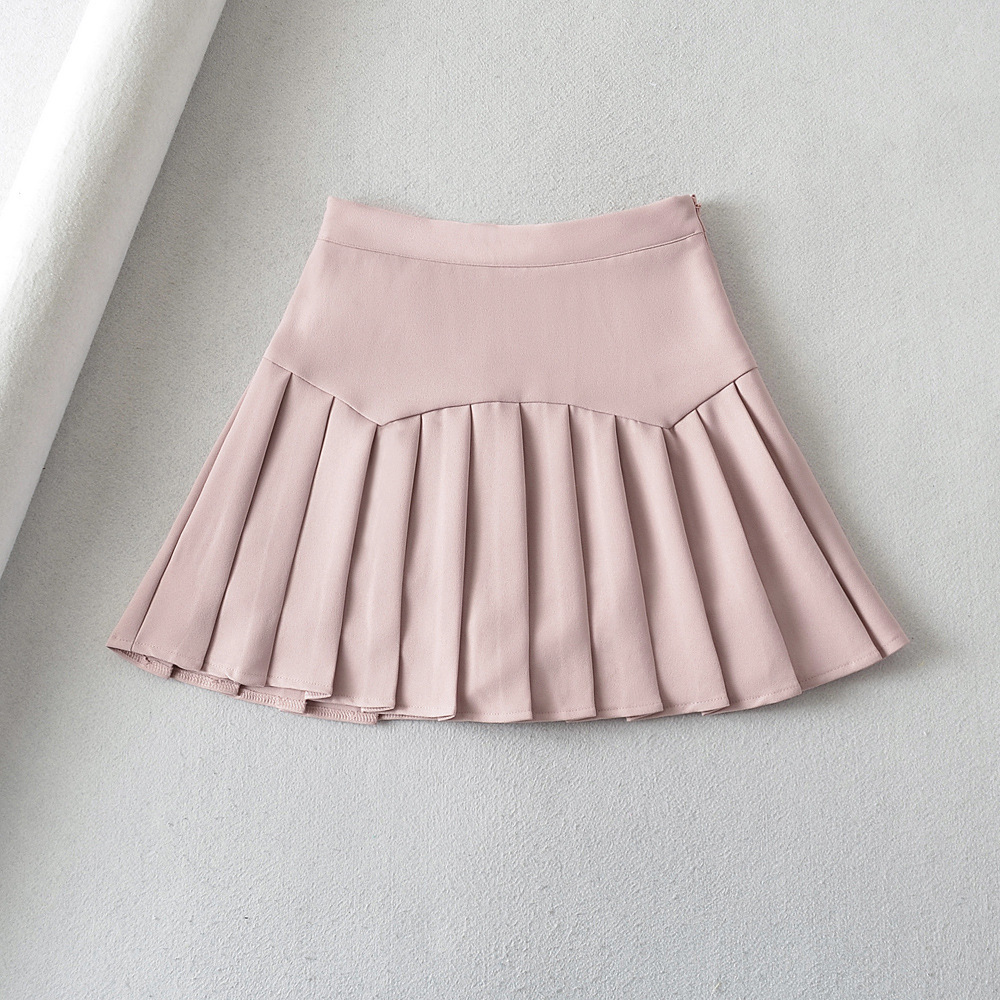 Peru Pleated High Rise Mini Skirt