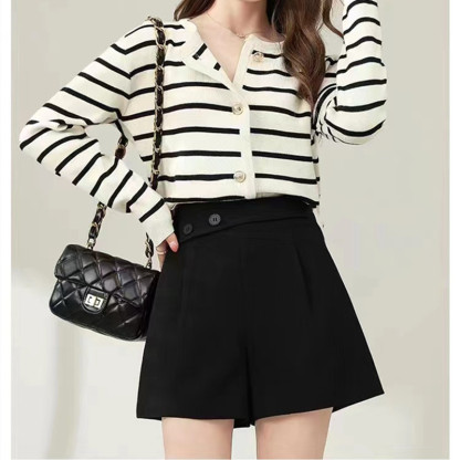 Sienna Asymmetric Waist High Rise Shorts