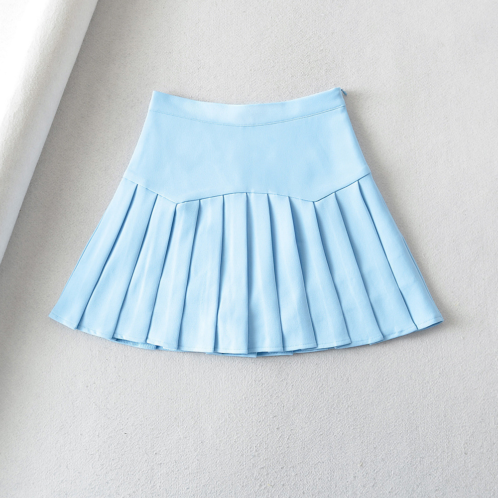 Peru Pleated High Rise Mini Skirt