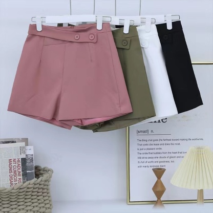 Sienna Asymmetric Waist High Rise Shorts