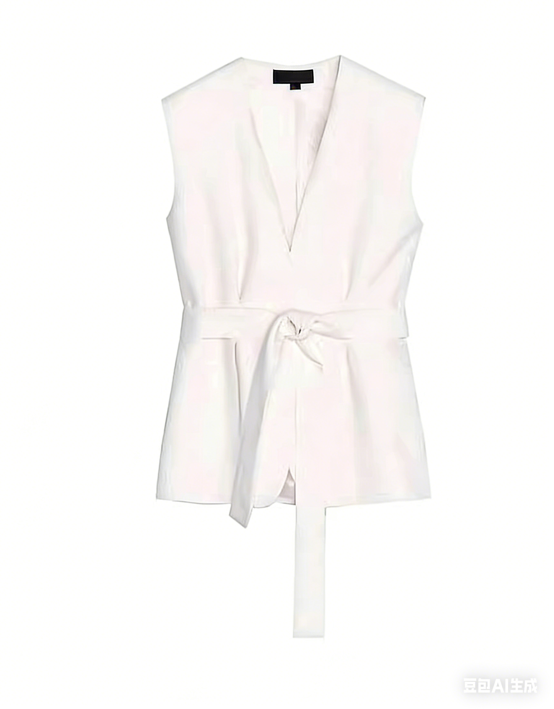 Belted Waistcoat Vest & Pleated Trousers Set