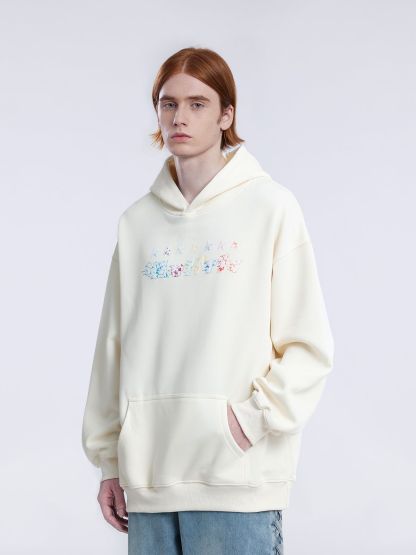 Aelfric Eden Star Embroidery Graffiti Hoodie