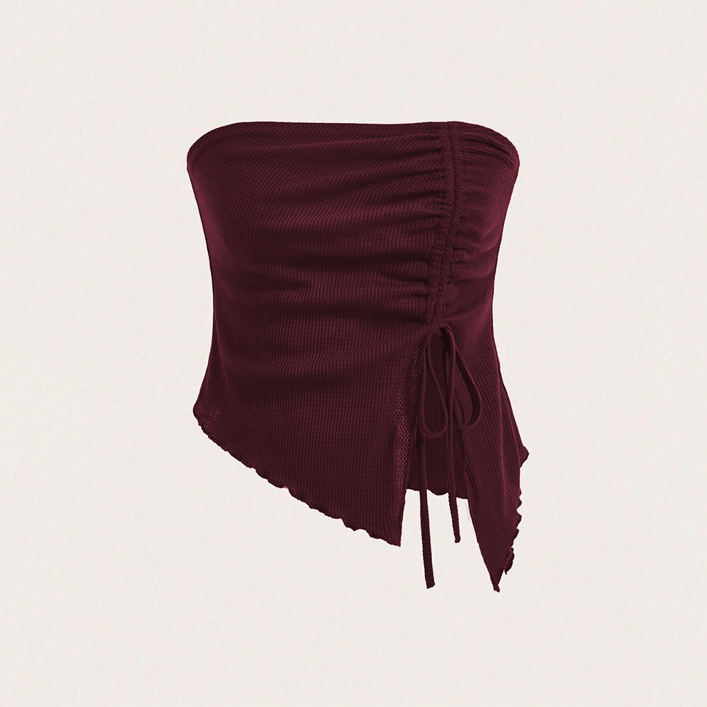 Slim-fitting Bandeau Vest Top