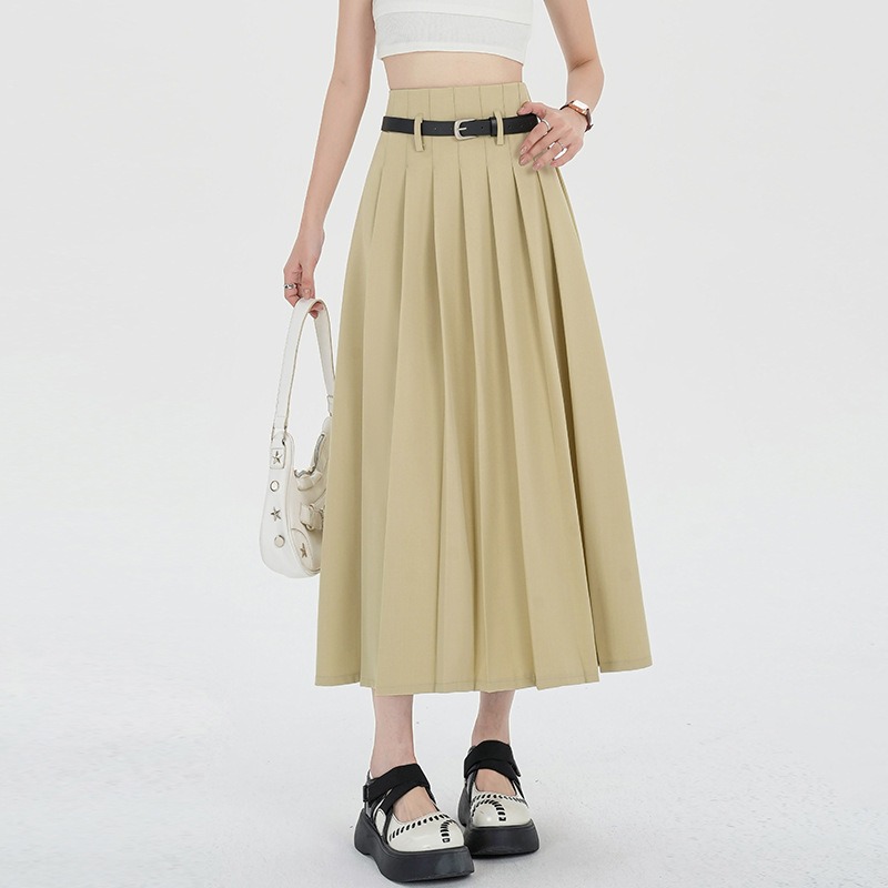 Casual Pleated Skirt