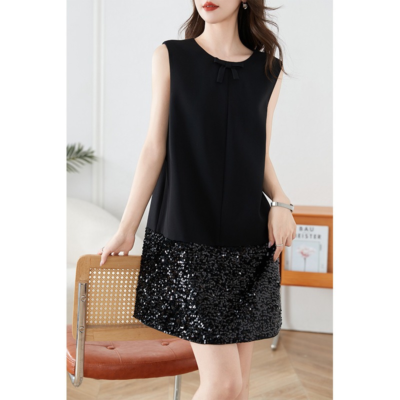 [Copy]Chic Tweed A-Line Midi Dress