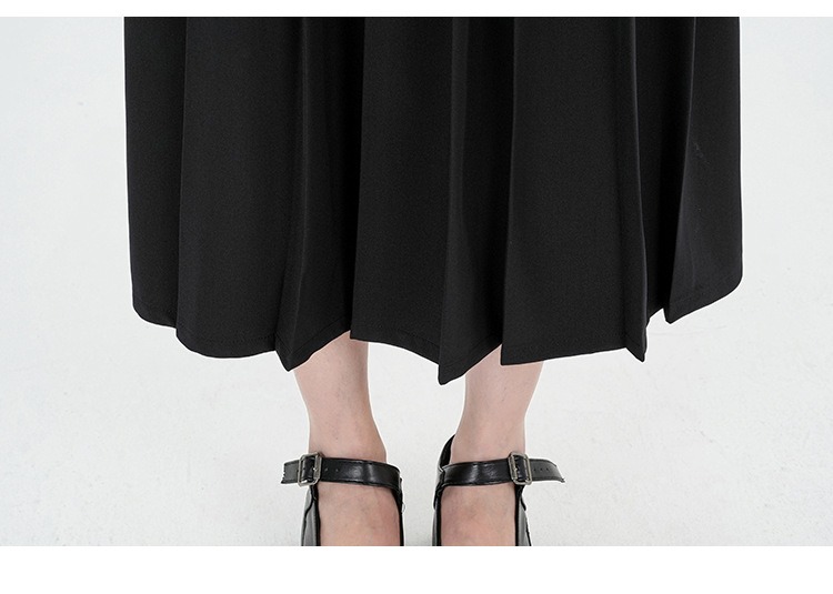 Casual Pleated Skirt