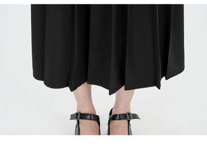 Casual Pleated Skirt