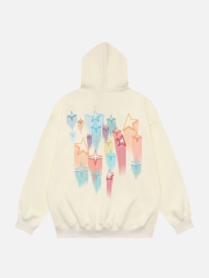 Aelfric Eden Star Embroidery Graffiti Hoodie