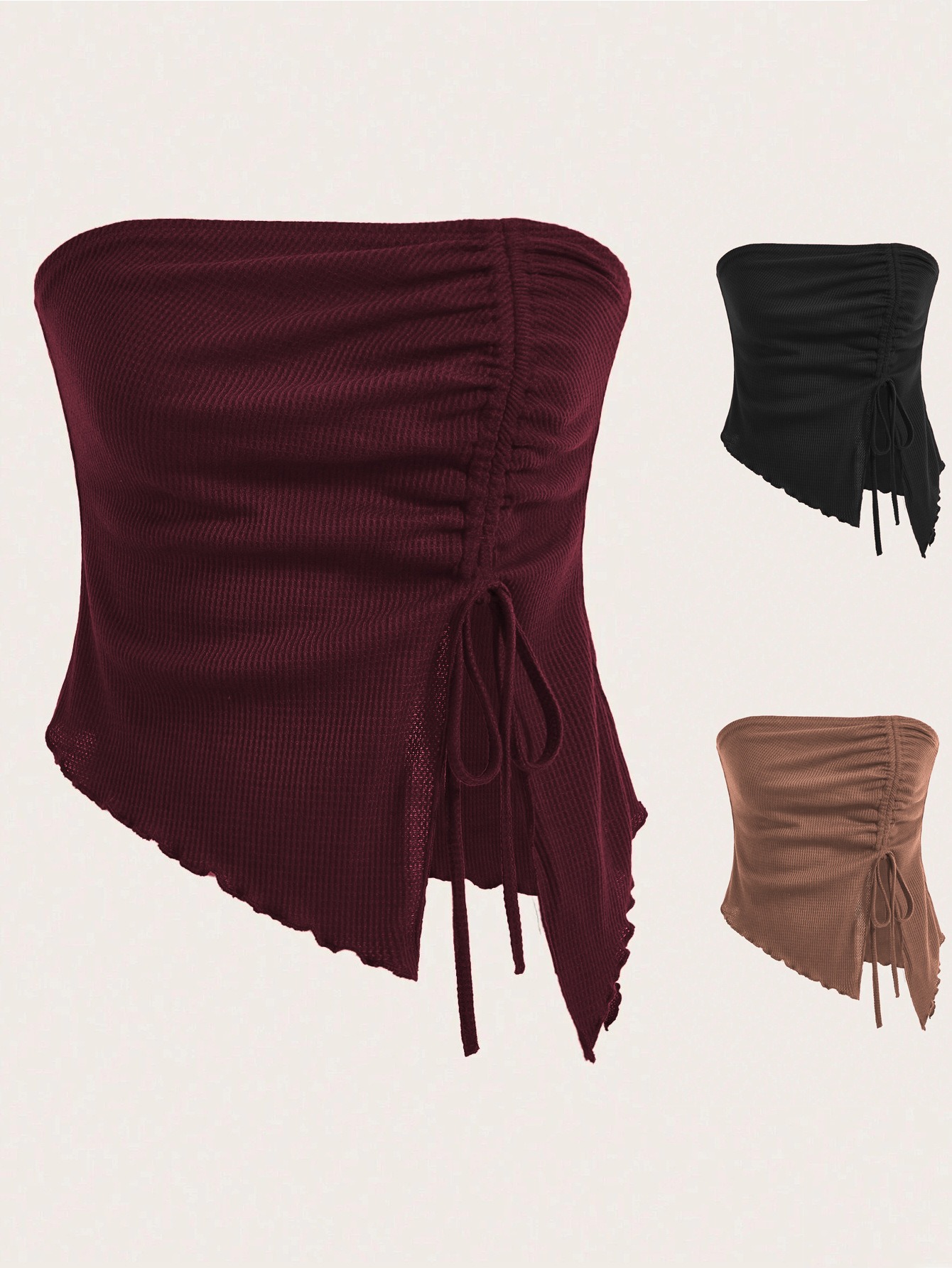 Slim-fitting Bandeau Vest Top