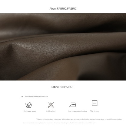 Loose A-leg Elastic Short Leather Pants