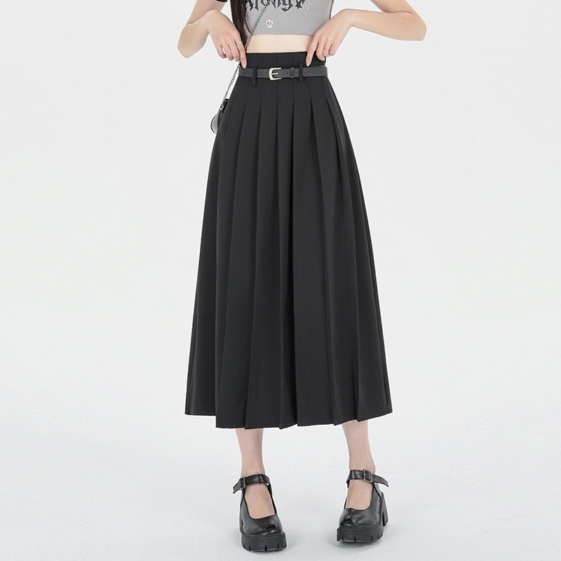 Casual Pleated Skirt