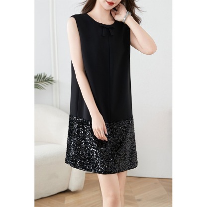 [Copy]Chic Tweed A-Line Midi Dress