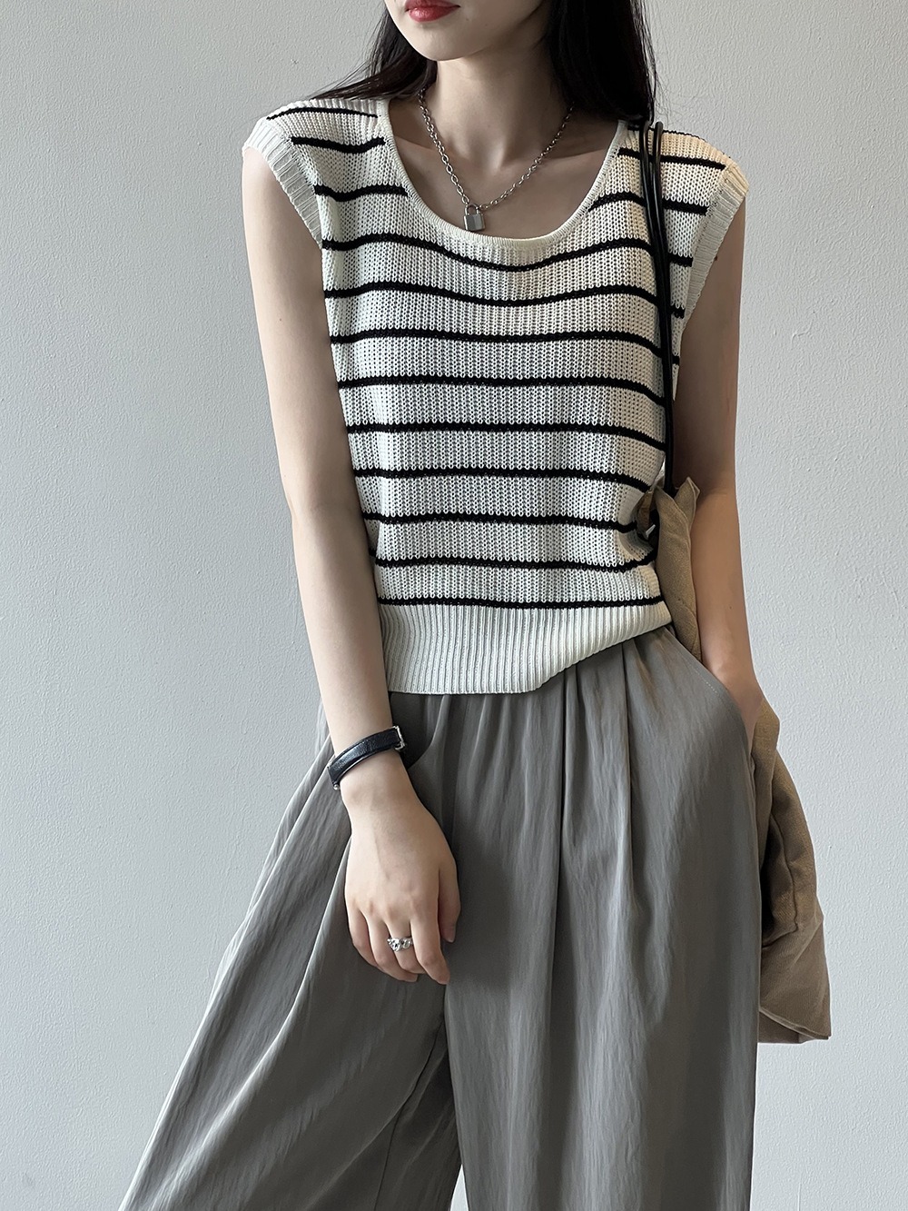 Classic Stripe Sweater Vest