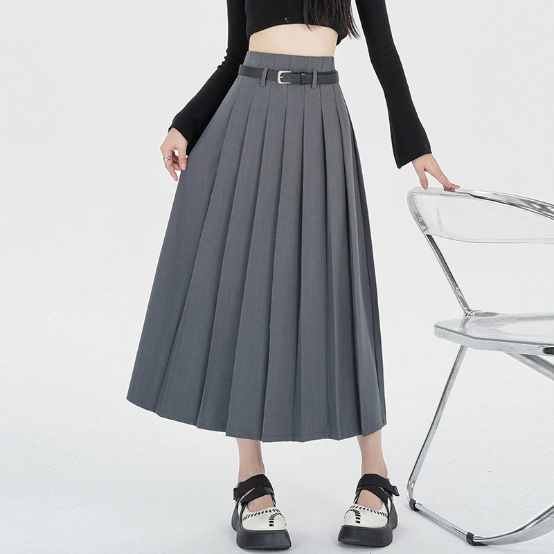 Casual Pleated Skirt