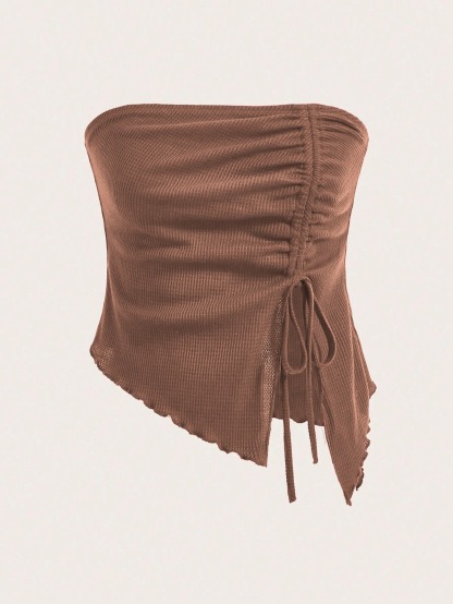 Slim-fitting Bandeau Vest Top