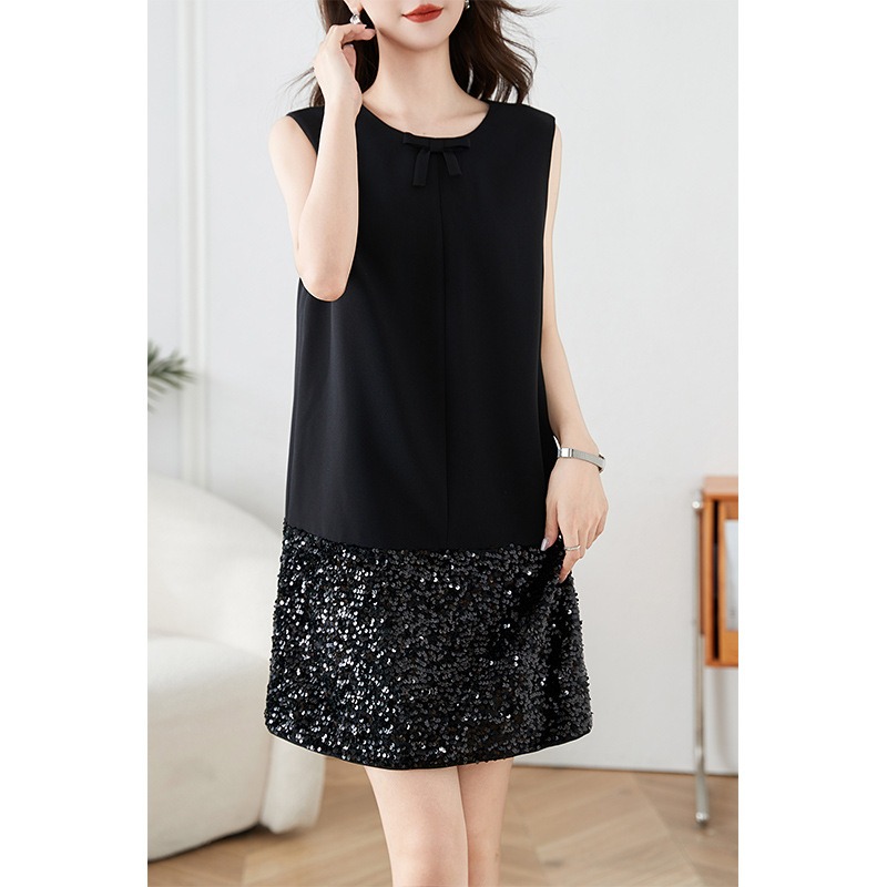 [Copy]Chic Tweed A-Line Midi Dress