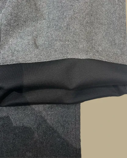 Minimalist Wool Blend Relaxed Fit Winter Pants