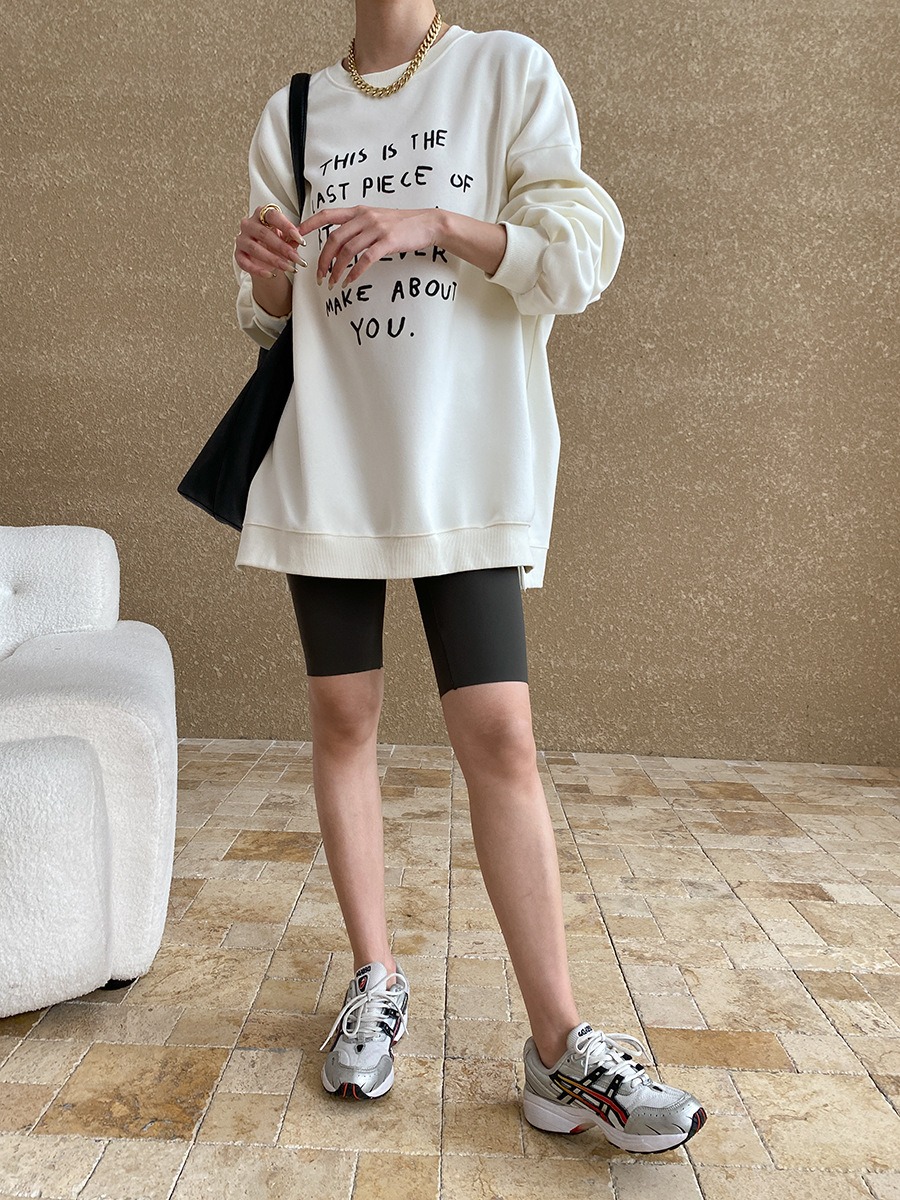 Fake Two-piece Thermal Fleece Hooded Sweater