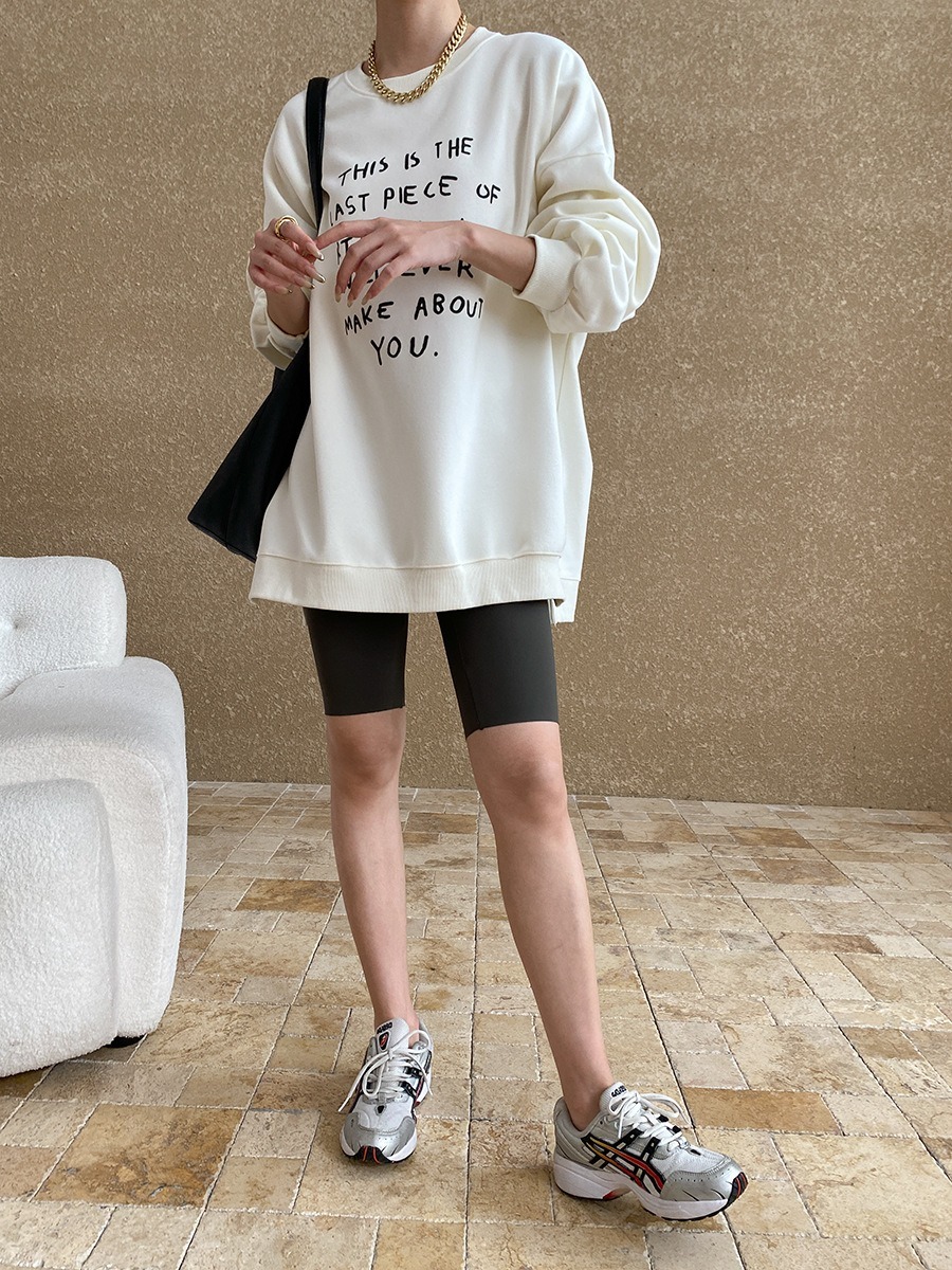 Fake Two-piece Thermal Fleece Hooded Sweater