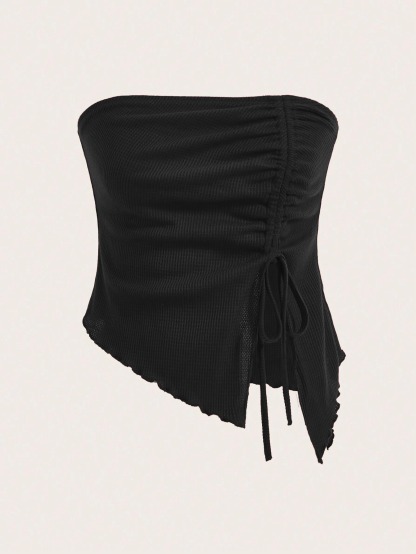 Slim-fitting Bandeau Vest Top