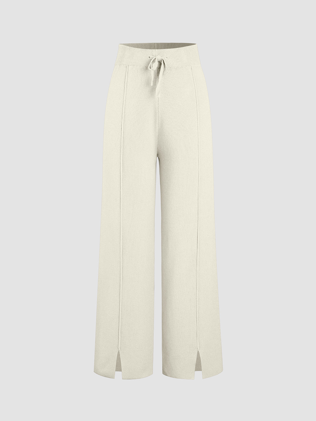 Ribbed Mystique Wide Leg Pants-J.ING