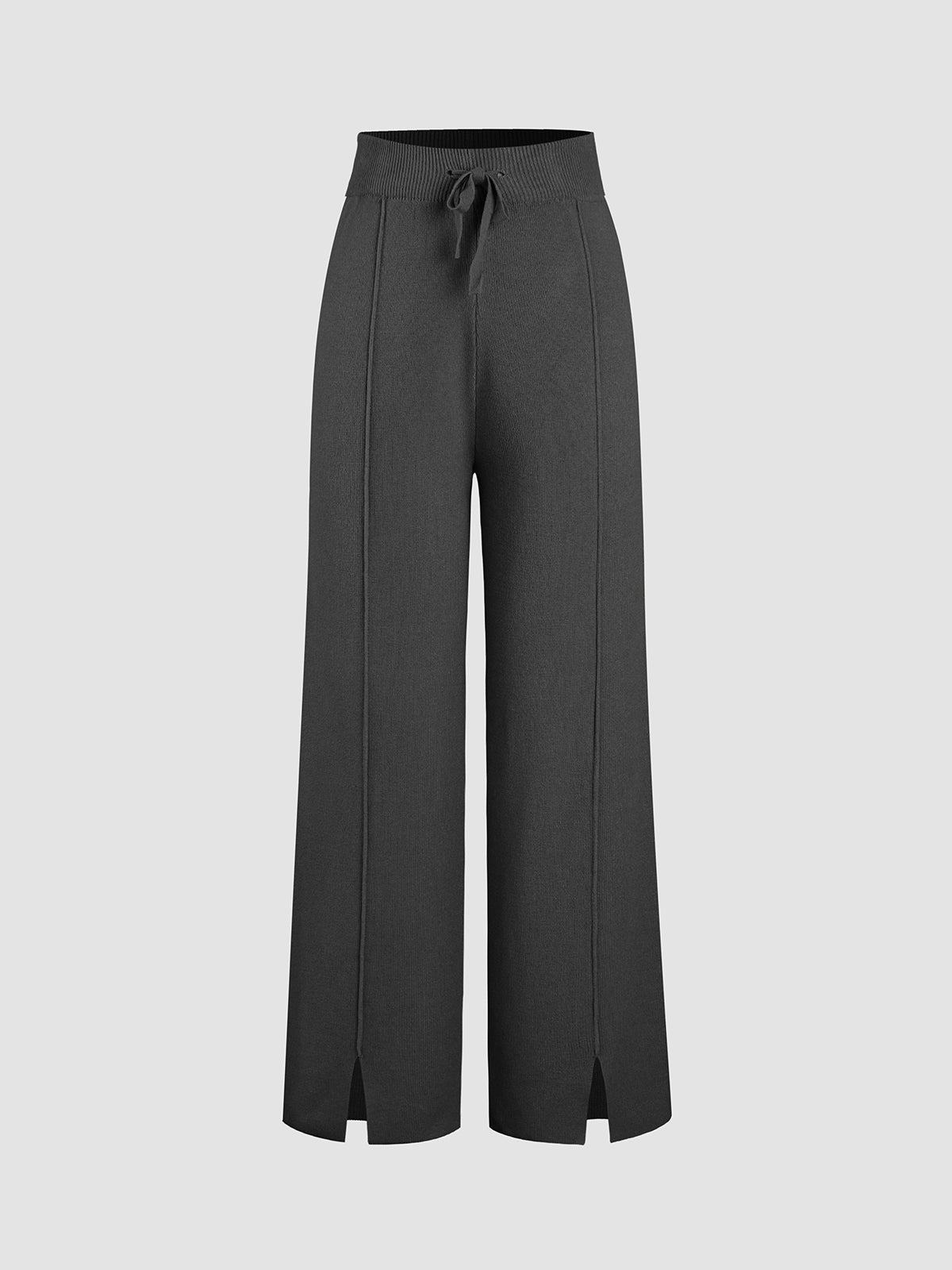 Ribbed Mystique Wide Leg Pants-J.ING