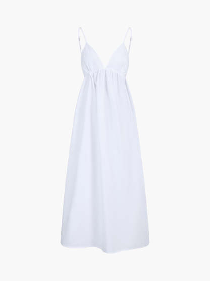 Coastal Cowgirl Open Back Long Dress