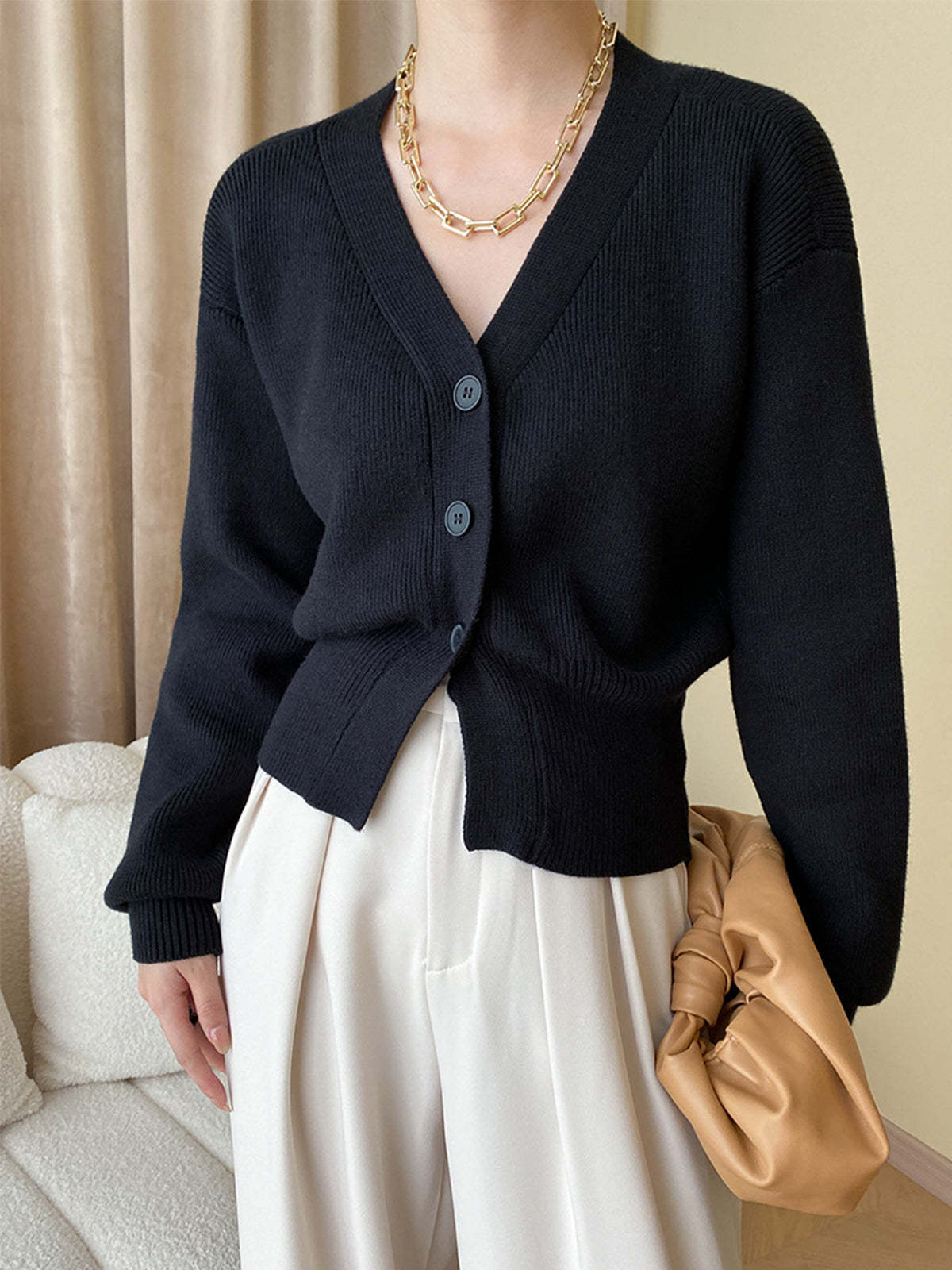 Weekend Button Down Cardigan-J.ING