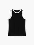 Worth A Million Contrast Trim Tank Top
