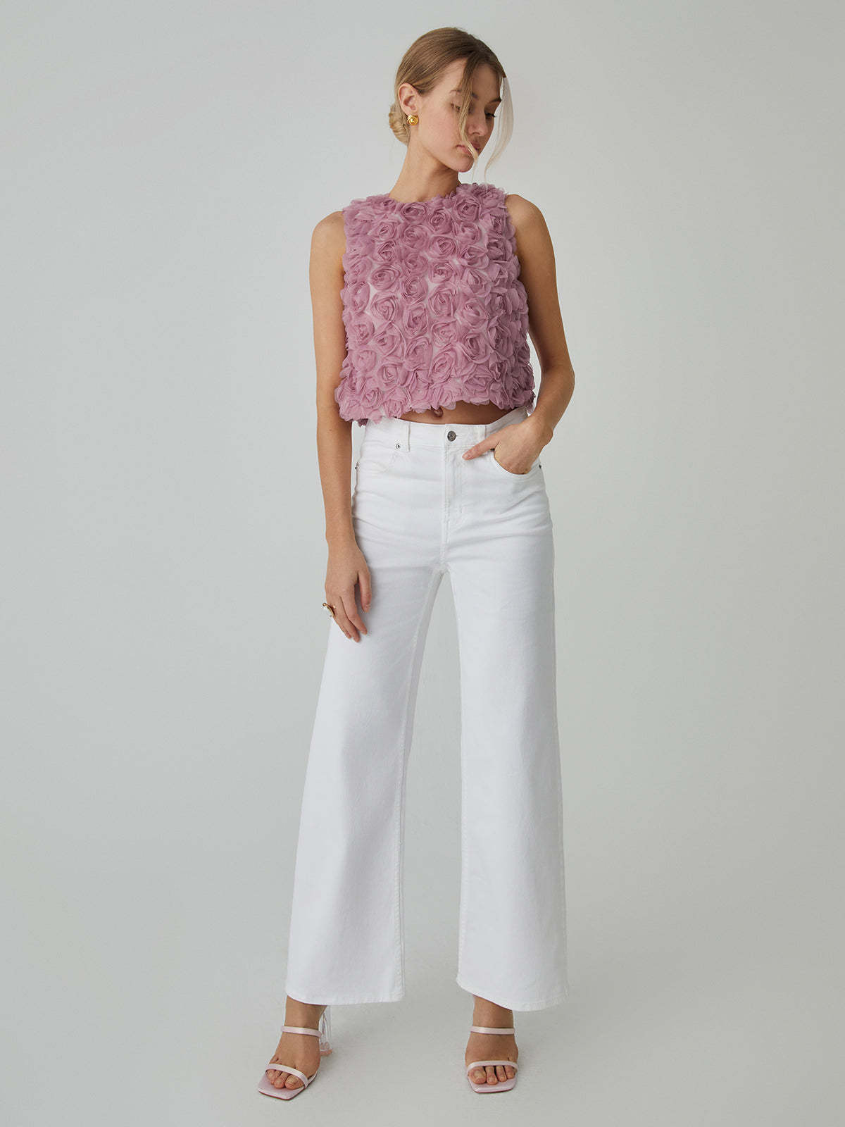 Romantic Multi Floral Blouse