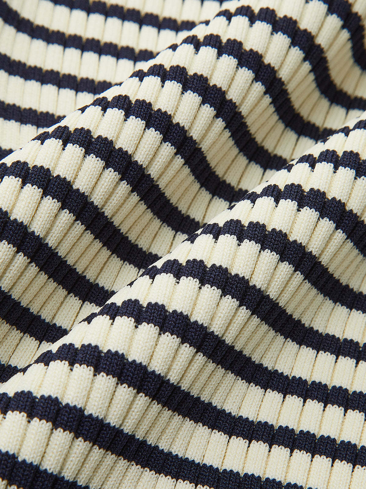 Cold-Shoulder Striped Ruffle-Sleeve Cardigan