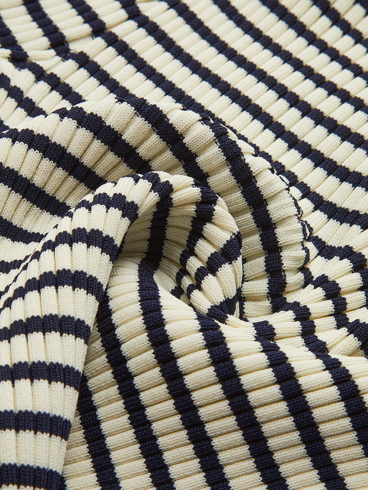 Cold-Shoulder Striped Ruffle-Sleeve Cardigan