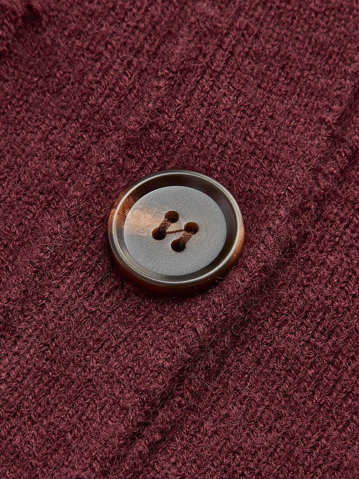V-Neck Split Button Cardigan