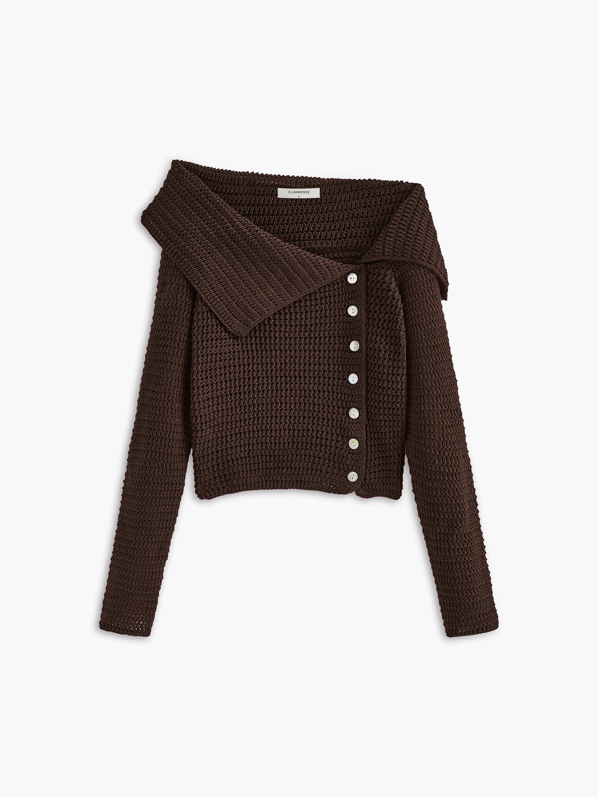 mi★UN3D ★ASYMME DESIGN KNIT TOP Asymmetric Knitted Top – ZOKKI BEE