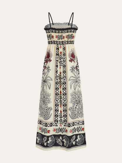 Ethnic-Style Printed  Maxi Dress