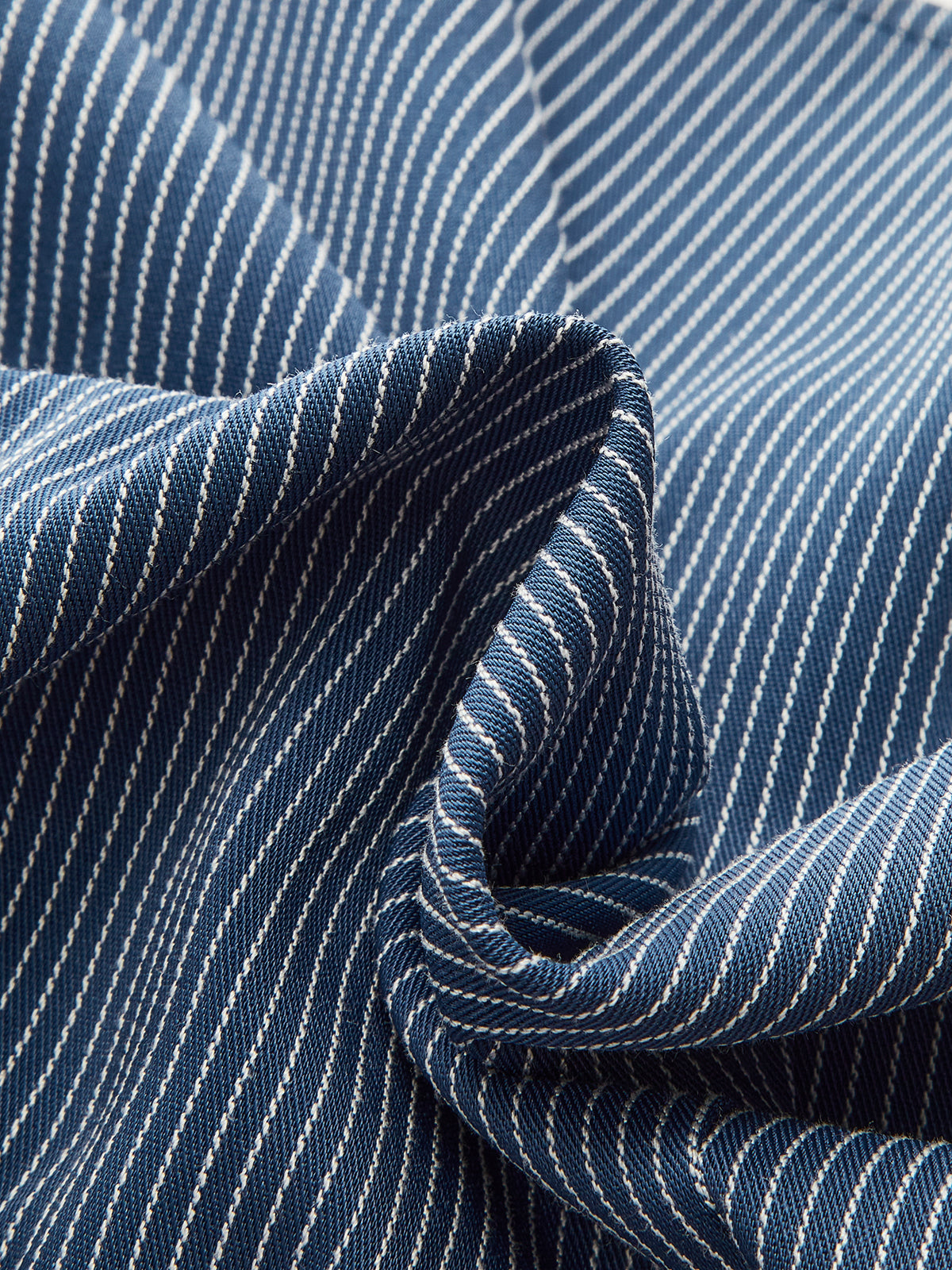 Striped Tie-Front V-Neck Peplum Blouse