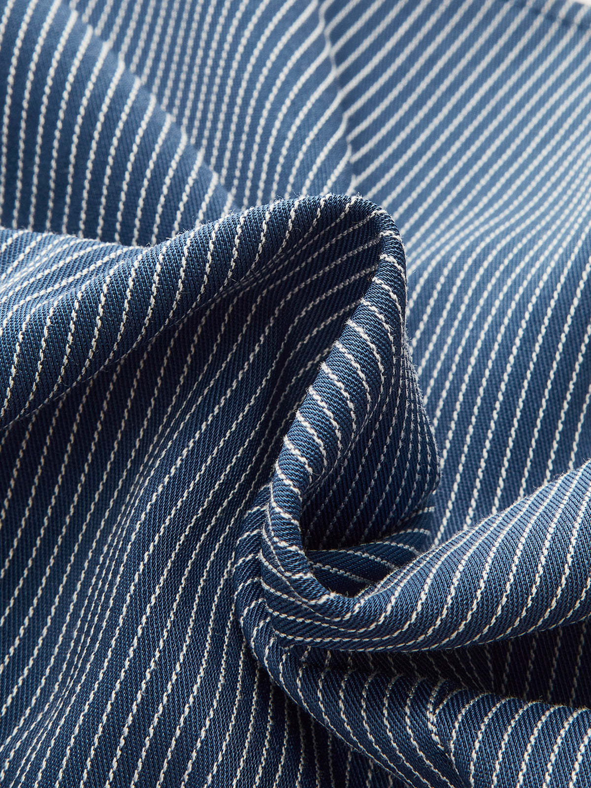 Striped Tie-Front V-Neck Peplum Blouse