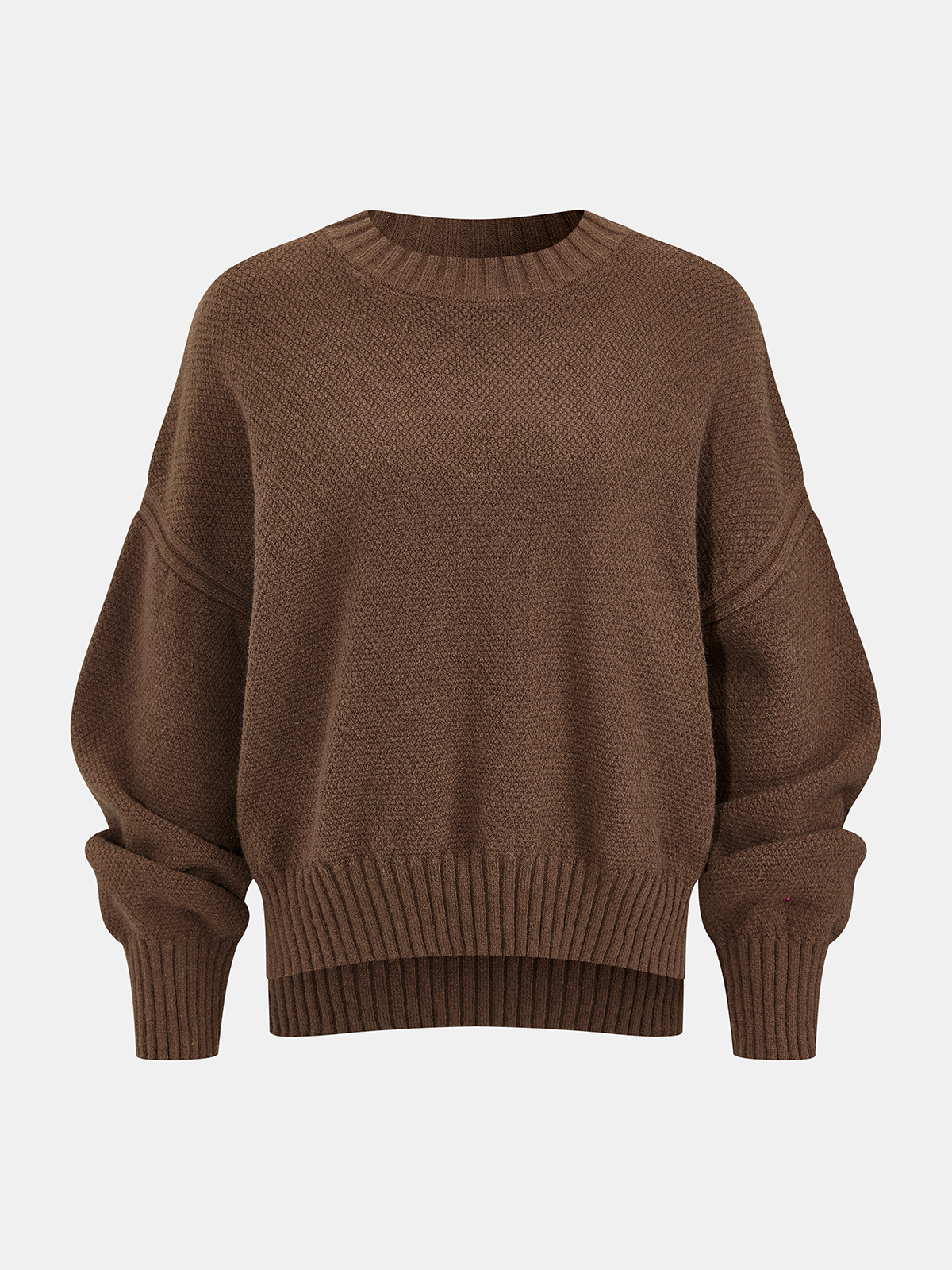 Knit Loose Sweater & Drawstring Pants Set